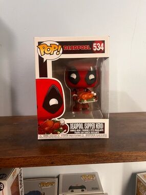 Funko Deadpool Red and Black with Turkey Pop! #534